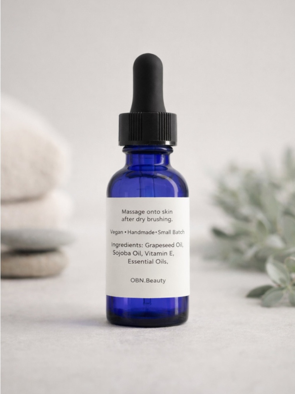 Brush & Sculpt- Lymphatic Face & Body Oil And Brush Set – Handmade Vegan - Picture 3 of 5